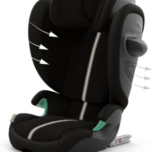 Cybex Solution G2 I-Fix PLUS autokrēsliņš bērniem 100-150cm krāsa Moon Black