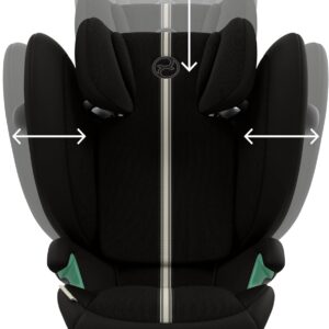 Cybex Solution G2 I-Fix PLUS autokrēsliņš bērniem 100-150cm krāsa Moon Black