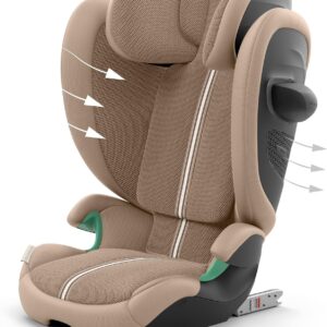 Cybex Solution G2 I-Fix PLUS autokrēsliņš bērniem 100-150cm krāsa Almond Beige