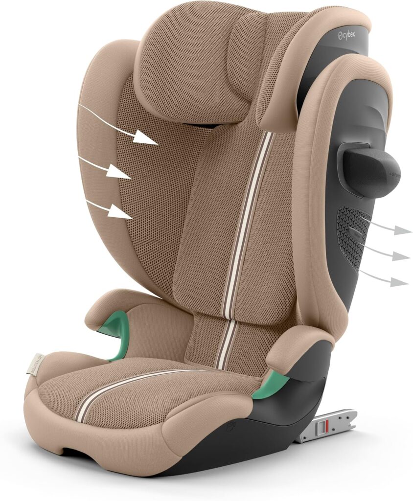 Cybex Solution G2 I-Fix PLUS autokrēsliņš bērniem 100-150cm krāsa Almond Beige