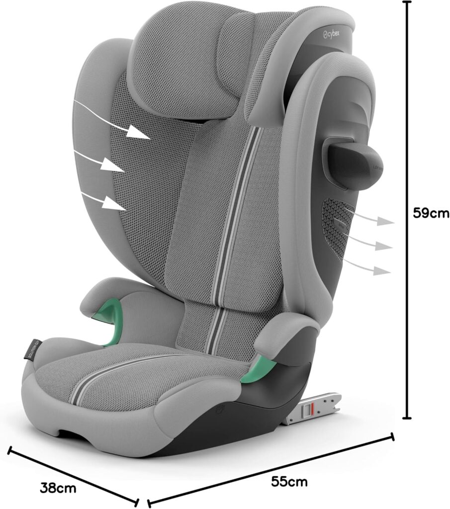 Cybex Solution G2 I-Fix PLUS autokrēsliņš bērniem 100-150cm krāsa Stone Grey