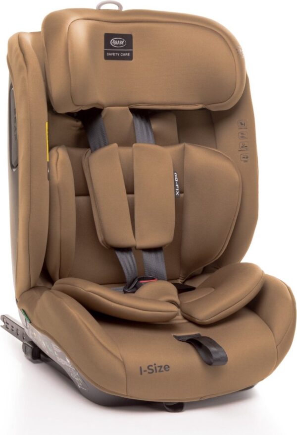 Autokreslini.lv | Go-Fix autokrēsliņš bērniem 76-150cm krāsa Mokka bilde #9