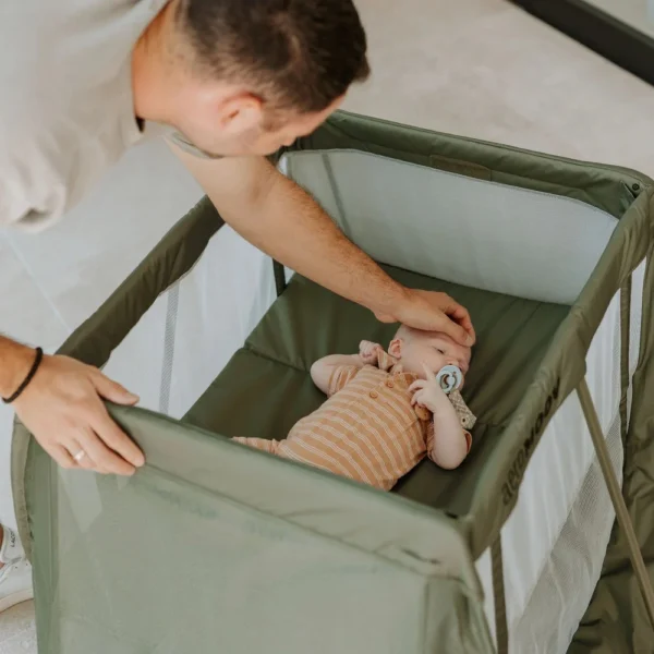 Autokreslini.lv | Travel Cot ceļojumu gultiņa krāsa Green Moss bilde #9