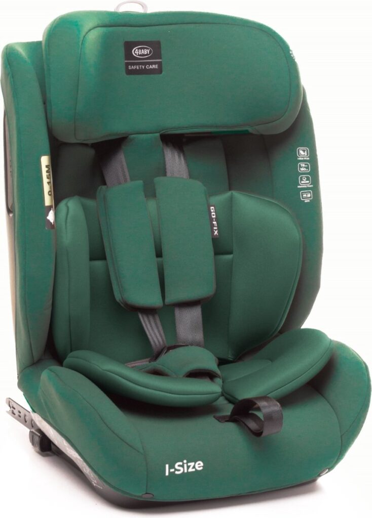 4Baby Rocket autokrēsliņš bērniem 76-150cm krāsa Dark Green