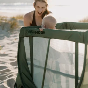 AeroMoov Travel Cot ceļojumu gultiņa krāsa Green Moss