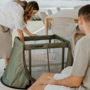 AeroMoov Travel Cot ceļojumu gultiņa krāsa Green Moss
