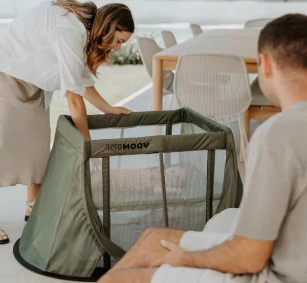 Autokreslini.lv | Travel Cot ceļojumu gultiņa krāsa Green Moss bilde #11