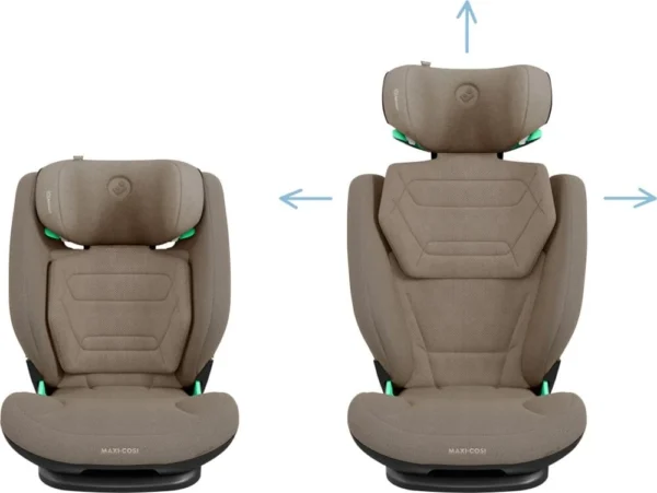 Maxi Cosi RodiFix Pro 2 I-Size autokresliņš bērniem 100-150cm krāsa Authentic Truffle