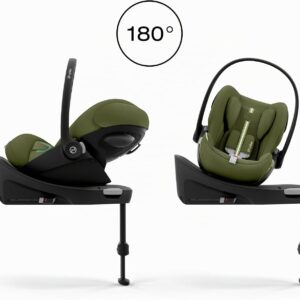 Cybex Cloud G3 I-Size PLUS autokrēsliņš mazuļiem 40-87cm krāsa Moss Green