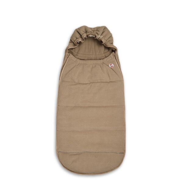 Autokreslini.lv | Bunker Mini guļammaiss autokrēsliņam Teddy freece krāsa Beige bilde #1