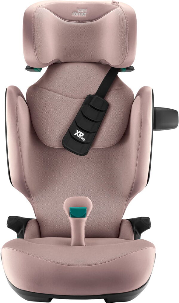 Autokreslini.lv | KidFix PRO autokrēsliņš 100-150cm krāsa Dusty Rose Style bilde #3