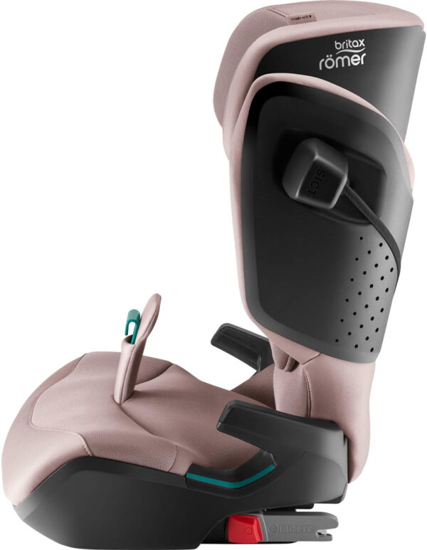 Autokreslini.lv | KidFix PRO autokrēsliņš 100-150cm krāsa Dusty Rose Style bilde #5