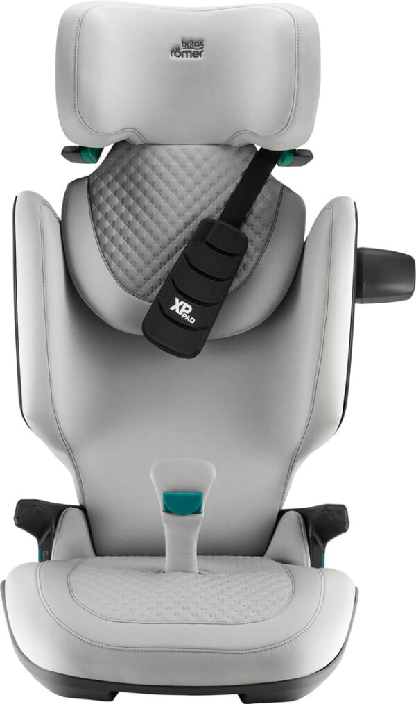 Autokreslini.lv | KidFix PRO autokrēsliņš 100-150cm krāsa Linen Grey LUX bilde #5