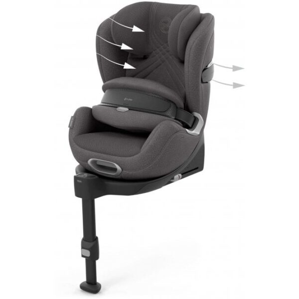 Autokreslini.lv | Anoris T2 PLUS I-Size autokrēsliņš 76-125cm krāsa Mirage Grey (ar AIRBAG) bilde #7