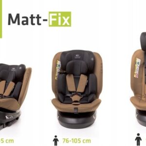 4Baby Matt-Fix autokrēsliņš 40-150cm krāsa Mokka