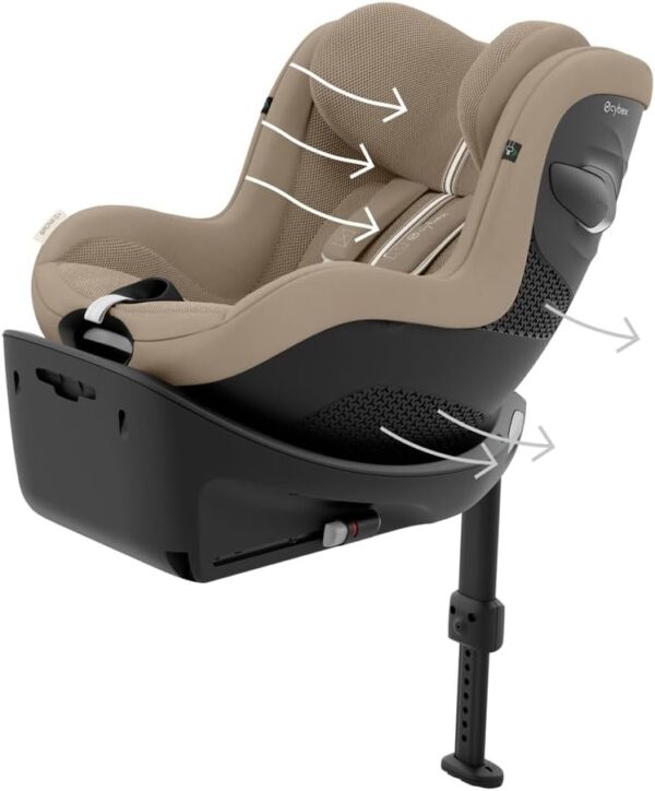 Autokreslini.lv | Sirona G PLUS sēžamā daļa 61-105cm krāsa Almond Beige bilde #5