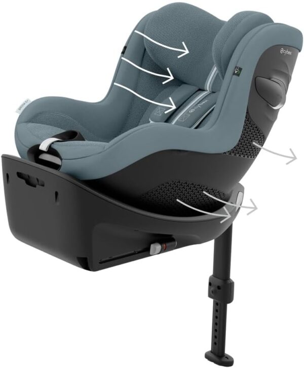 Autokreslini.lv | Sirona G PLUS sēžamā daļa 61-105cm krāsa Beach Blue bilde #17