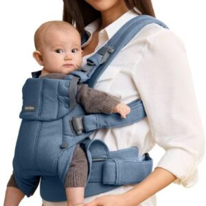 BabyBjorn Harmony ergosoma mazuļiem 0-3gadiem krāsa Blue Woven Melange