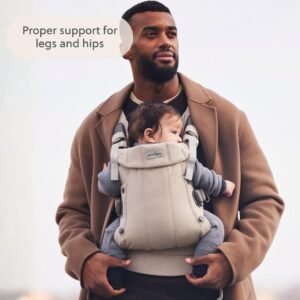 BabyBjorn Harmony ergosoma mazuļiem 0-3gadiem krāsa Light Beige Woven Melange