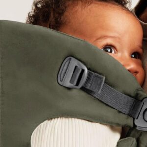 BabyBjorn MINI ergosoma mazuļiem 0-12mēn. krāsa Dark Green Woven