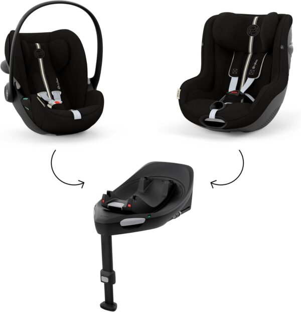 Cybex Sirona G3 PLUS sēžamā daļa bērniem 61-105cm krāsa Moon Black