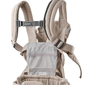 BabyBjorn Harmony ergosoma mazuļiem 0-3gadiem krāsa Light Beige Woven Melange