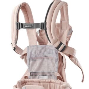 BabyBjorn Harmony ergosoma mazuļiem 0-3 gadiem krāsa Light Pink Woven Melange