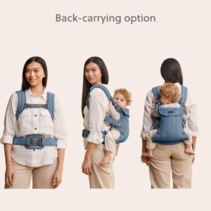 BabyBjorn Harmony ergosoma mazuļiem 0-3gadiem krāsa Blue Woven Melange