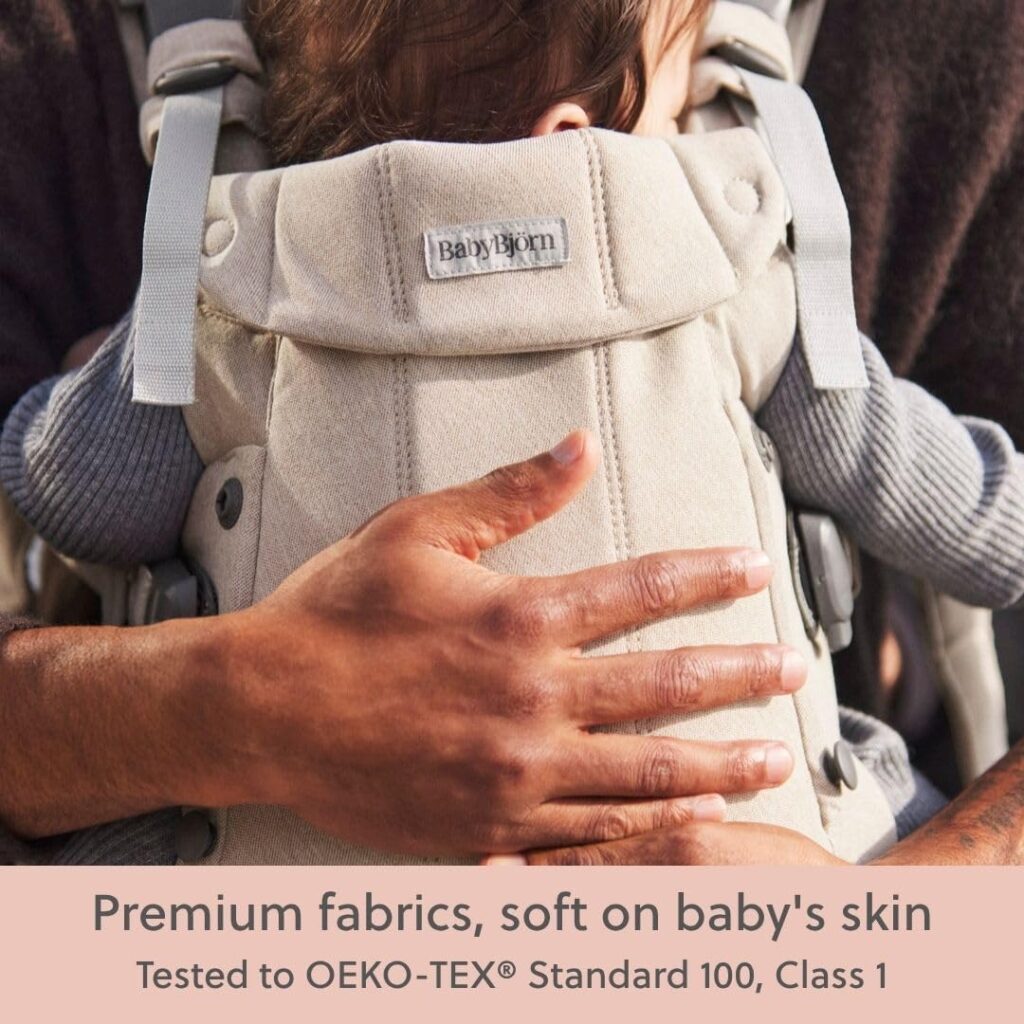 BabyBjorn Harmony ergosoma mazuļiem 0-3gadiem krāsa Light Beige Woven Melange