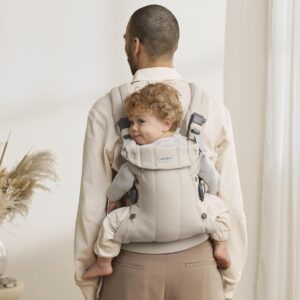 BabyBjorn Harmony ergosoma mazuļiem 0-3gadiem krāsa Light Beige Woven Melange