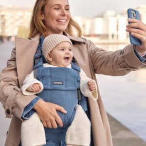 BabyBjorn Harmony ergosoma mazuļiem 0-3gadiem krāsa Blue Woven Melange