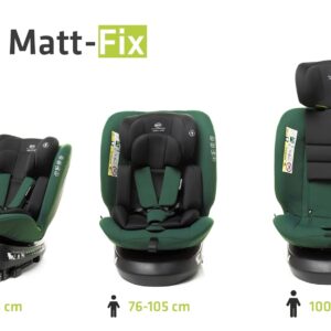 4Baby Matt-Fix autokrēsliņš 40-150cm krāsa Dark Green
