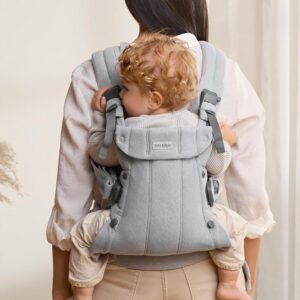BabyBjorn Harmony ergosoma mazuļiem 0-3gadiem krāsa Light Grey Woven Melange