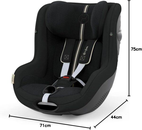 Autokreslini.lv | Sirona G PLUS sēžamā daļa 61-105cm krāsa Moon Black bilde #21