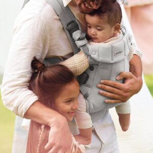 BabyBjorn Harmony ergosoma mazuļiem 0-3gadiem krāsa Light Grey Woven Melange