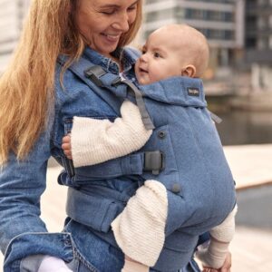 BabyBjorn Harmony ergosoma mazuļiem 0-3gadiem krāsa Blue Woven Melange