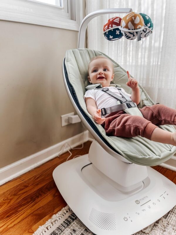 Autokreslini.lv | MamaRoo 5 mazuļu šūpolītes krāsa Sage bilde #21