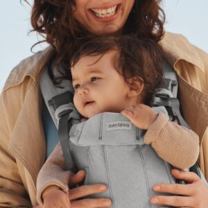 BabyBjorn Harmony ergosoma mazuļiem 0-3gadiem krāsa Light Grey Woven Melange