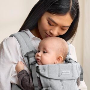 BabyBjorn Harmony ergosoma mazuļiem 0-3gadiem krāsa Light Grey Woven Melange