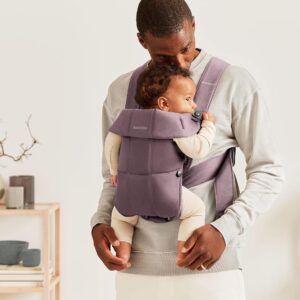 BabyBjorn MINI ergosoma mazuļiem 0-12mēn. krāsa Deep Purple Cotton