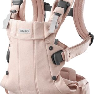 BabyBjorn Harmony ergosoma mazuļiem 0-3 gadiem krāsa Light Pink Woven Melange