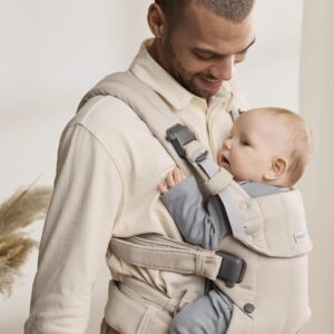 BabyBjorn Harmony ergosoma mazuļiem 0-3gadiem krāsa Light Beige Woven Melange