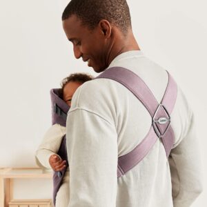 BabyBjorn MINI ergosoma mazuļiem 0-12mēn. krāsa Deep Purple Cotton
