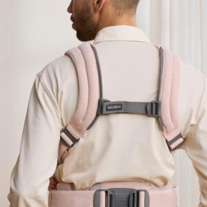 BabyBjorn Harmony ergosoma mazuļiem 0-3 gadiem krāsa Light Pink Woven Melange