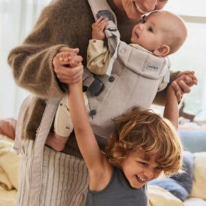 BabyBjorn Harmony ergosoma mazuļiem 0-3gadiem krāsa Light Beige Woven Melange