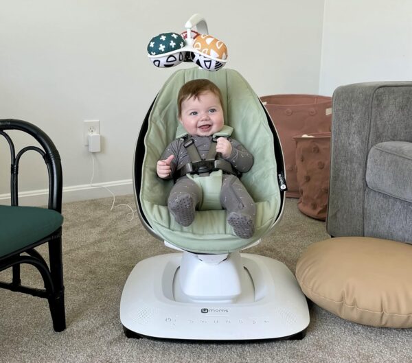 Autokreslini.lv | MamaRoo 5 mazuļu šūpolītes krāsa Sage bilde #23
