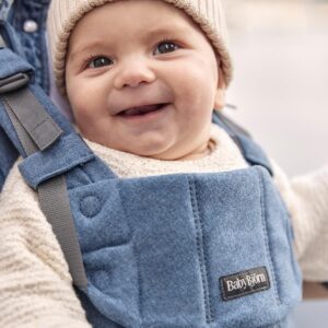 BabyBjorn Harmony ergosoma mazuļiem 0-3gadiem krāsa Blue Woven Melange
