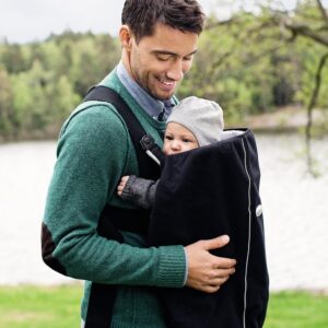 BabyBjorn ergosomas siltais ziemas pārvalks krāsa Black