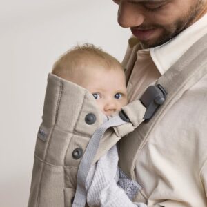 BabyBjorn Harmony ergosoma mazuļiem 0-3gadiem krāsa Light Beige Woven Melange