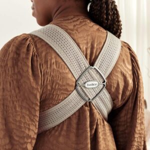 BabyBjorn MINI ergosoma mazuļiem 0-12mēn. krāsa Grey Beige 3D